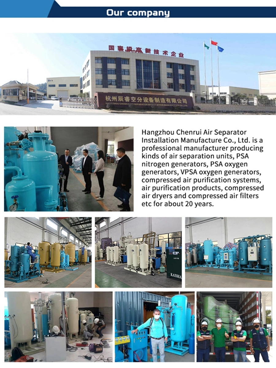 Chenrui Hot Sale Low Evaporation Liquid Nitrogen Generator High Purity Nitrogen Generator Automatic Liquid Nitrogen Plant